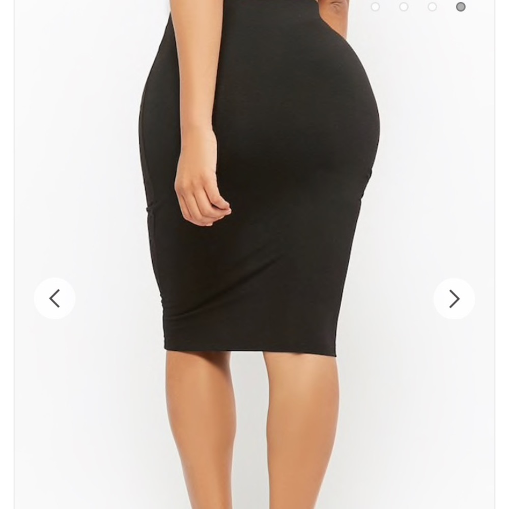 Dark Gray/Grey Pencil Skirt